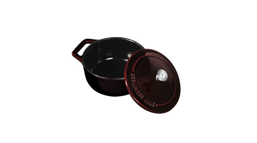 Berlinger Haus Metallic Burgundy Line �nt�ttvas mini faz�k fed�vel, 10 cm, burgundy
